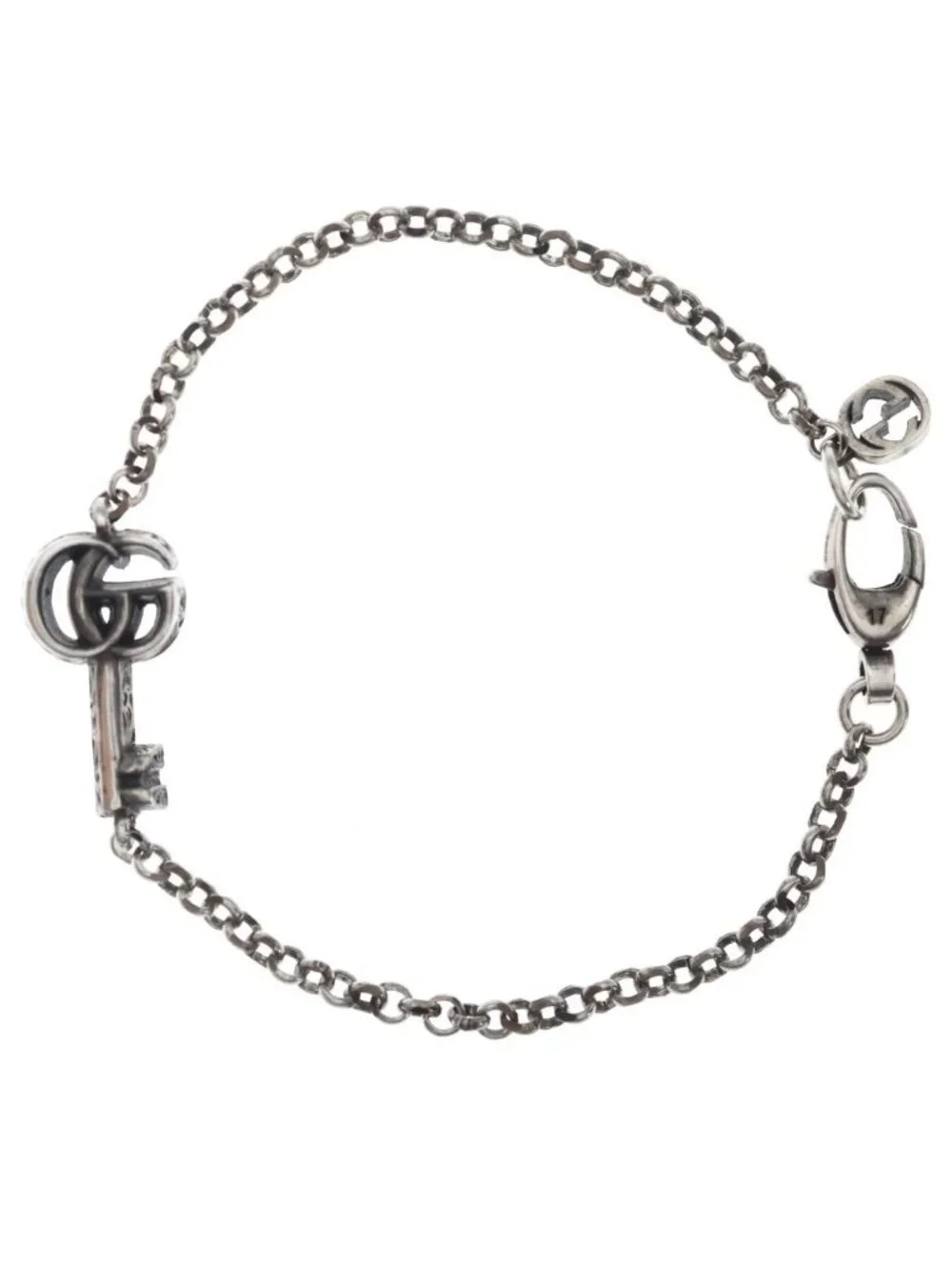 Gucci Double G Key Bracelet Silver